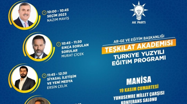 Teşkilat akademisi Türkiye yüzyılı eğitimi