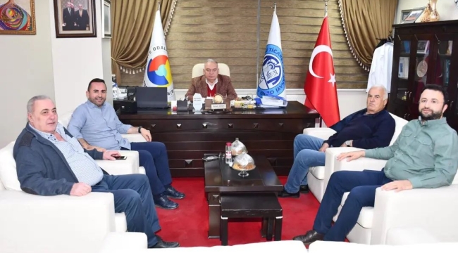 TSO başkanı Aydın'ın ziyaretçileri
