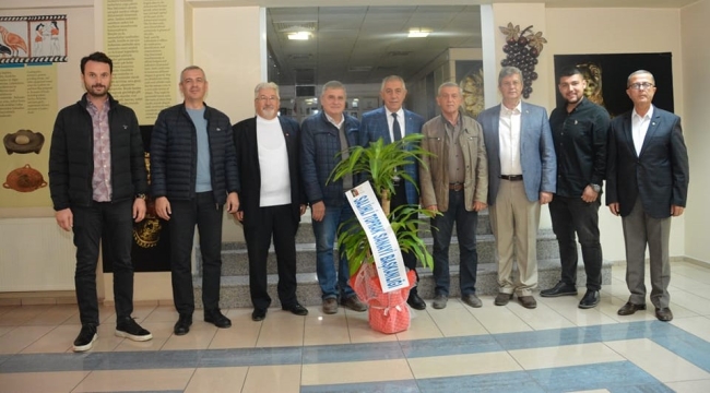 TSO başkanı Yüksel'e tebrik ziyareti