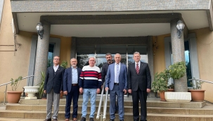 TSO başkanı Yüksel Yalvaç'ı ziyaret etti