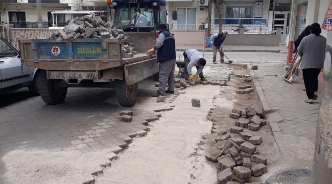 Turgutlu belediyesi kentin dört bir yanında yol yeniliyor 