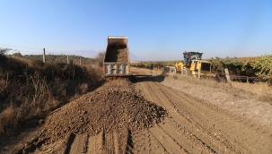 Turgutlu belediyesinden Musalaryeniköy asfalt hazırlığı