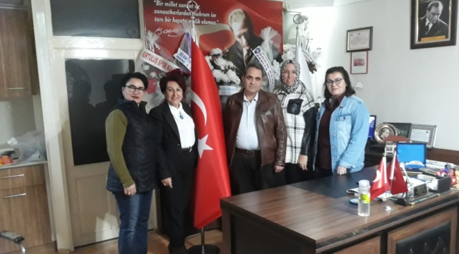 Ziyarette manav esnafının sorunları ele alındı