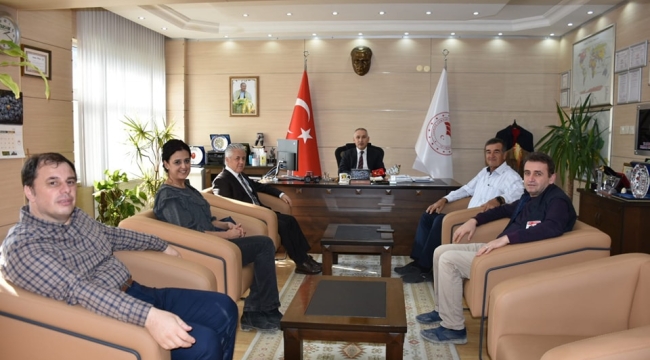 Ziyarette ortak projeler ele alındı