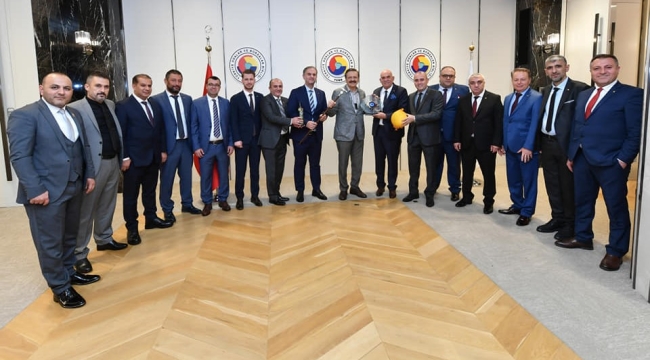 Ziyarette Soma organize sanayi bölgesi ele alındı