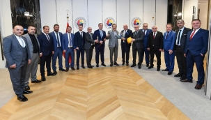 Ziyarette Soma organize sanayi bölgesi ele alındı