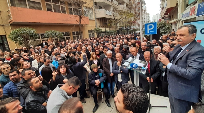 Adaylığını açıklayan başkan Balaban'ı partililer yanlız bırakmadı