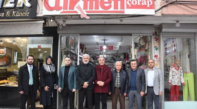 AKP il başkanı Hızlı,günü ziyaretlerle geçirdi