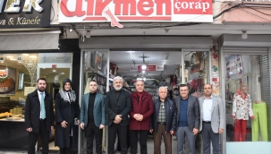 AKP il başkanı Hızlı,günü ziyaretlerle geçirdi