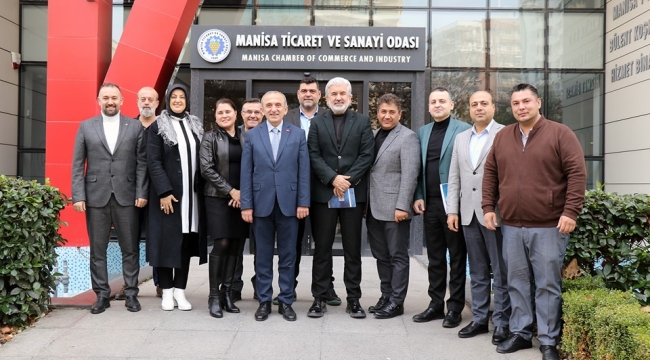 AKP yönetimi TSO başkanı Yılmaz'ı ziyaret etti