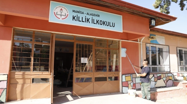 Alaşehir belediyesi 21 okulun bakın ve onarımını tamamladı