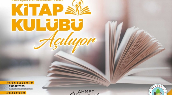 Alaşehir belediyesi kitap kulübümüz açılıyor