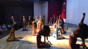 Balerinlerin gala gösterisi nefesleri kesti