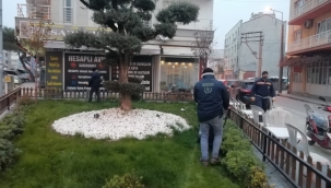 Başkan Bilgin çalışıyor Saruhanlı gelişiyor