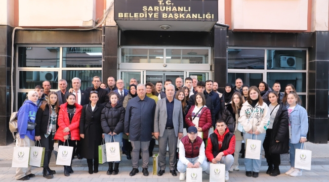 Başkan Bilgin'e Mekedonya'dan ziyaretci