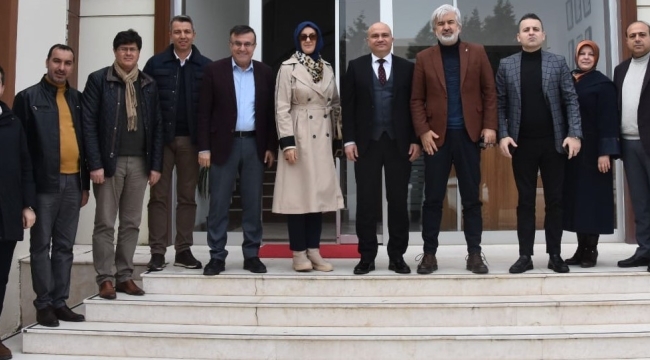 Başkan Hızlı, Mersinli' ile bir araya geldi