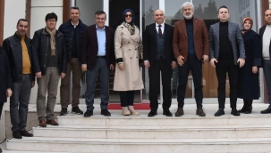 Başkan Hızlı, Mersinli' ile bir araya geldi