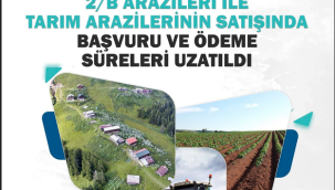 Başvuru ve ödeme süresi uaztıldı