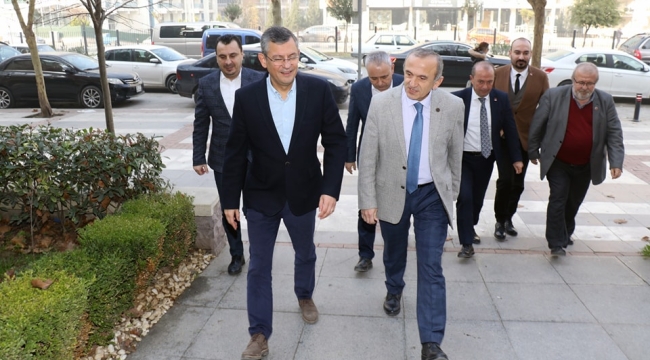 CHP heyeti TSO başkan Yılmaz'ı ziyaret etti