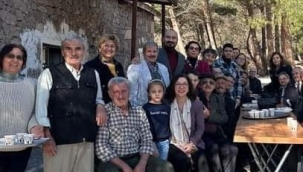 CHP'liler Sakallı 'da hayra katıldı