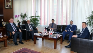 Demirci Kaymakamı Kaya TSO'yu ziyaret etti