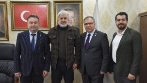 Foça kaymakamı başkan Hızlı'yı ziyaret etti