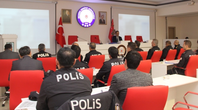 Genişletilmiş asayiş toplantısı yapıldı
