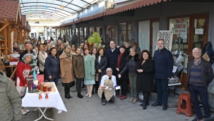 Kadın emeği yılbaşı pazarı açıldı