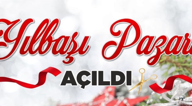 Kadın üreticileri yıl başı pazarı açıldı