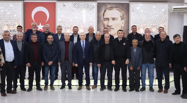 Kaymakam Yalınalp'e veda yemeği