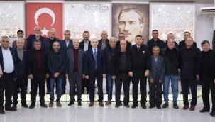 Kaymakam Yalınalp'e veda yemeği