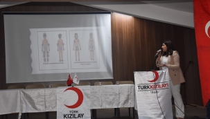 Kızılay "çocuk istismarı ve kadına şiddet"semineri düzenledi