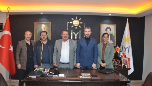 Muhtarlardan İYİ partili Akan'a ziyaret