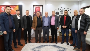 Oda başkanları başkan Bilgin'i ziyaret etti