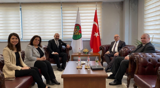 Rektör Ataç, başkan Rona'yı ziyaret etti