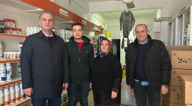 Soma TSO'dan üyelere teşekkür ziyareti