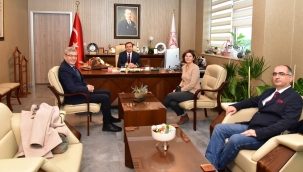 Tabip Odası, il sağlık müdürü ve eczacıları odasını ziyaret etti