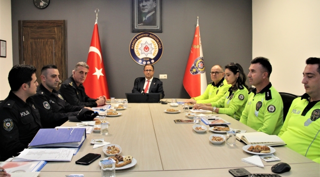 Trafik tedbirleri toplantısı yapıldı