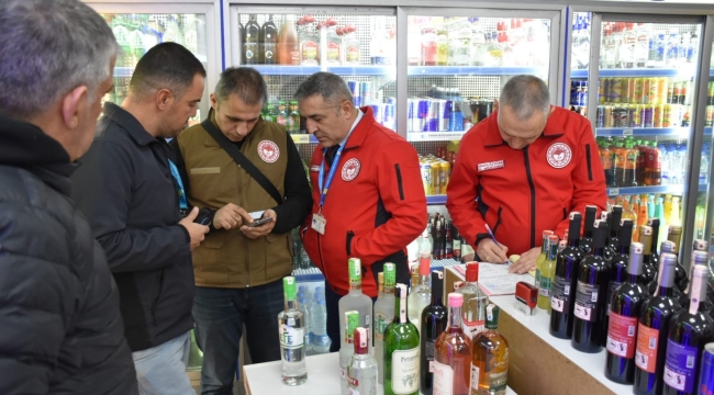 Yılbaşı öncesi alkollü içki denetimi