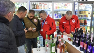 Yılbaşı öncesi alkollü içki denetimi