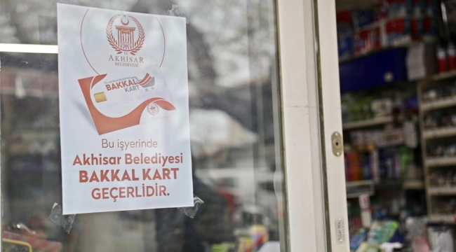 Yoksul vatandaşlara bakkal kart desteği