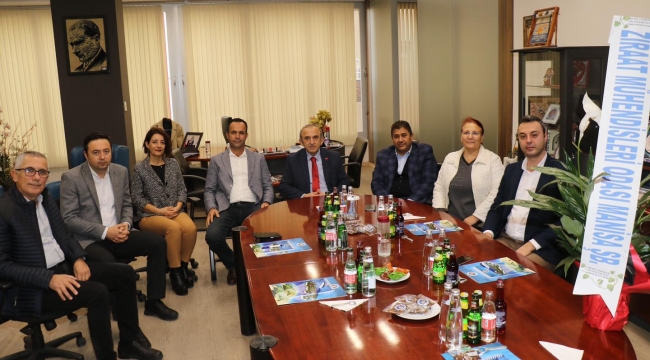 Ziraat mühendisleri oda yönetimi TSO'yu ziyaret etti