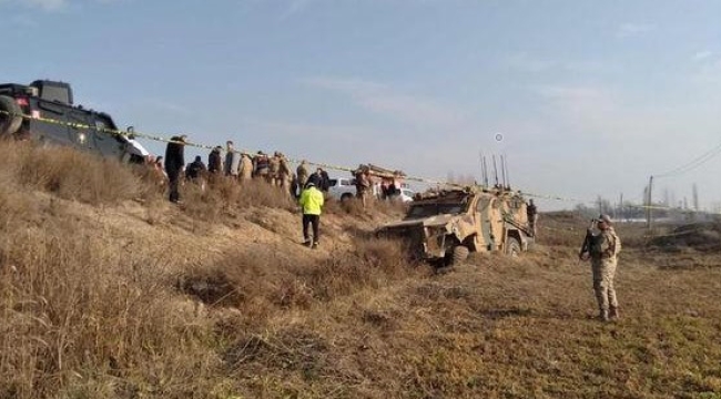 Zırhlı araç devrildi 12 asker yaralandı