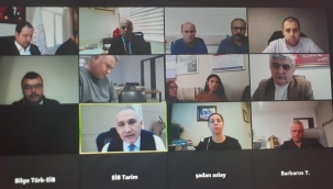 Zoom toplantısı düzenlendi