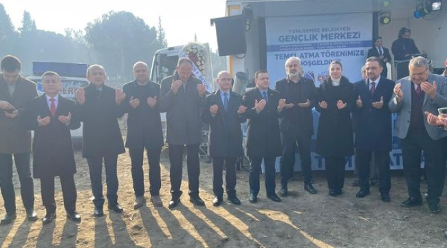 80 milyon liraya malolacak gençlik merkezi temeli atıldı