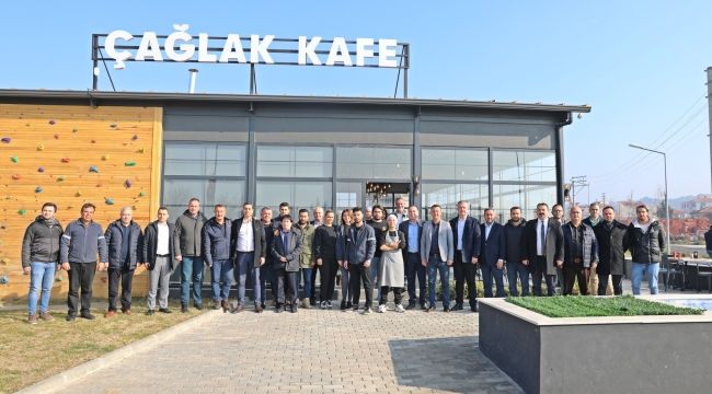 Akhisar belediyesi çağlak kafe hizmete açıldı