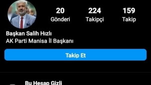 AKP il başkanı Hızlı'dan adına açılan sahte hesaba itibar etmeyin çağrısı