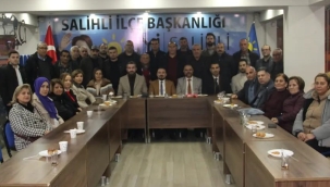 Başkan Eryılmaz'da ilçe başkanlarına tebrik ziyareti