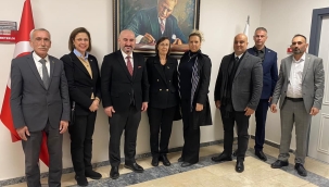 Demokrat parti yönetimi baroyu ziyaret etti