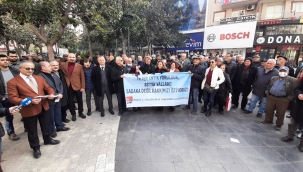 Emekliler eylemine CHP'liler de destek verdi